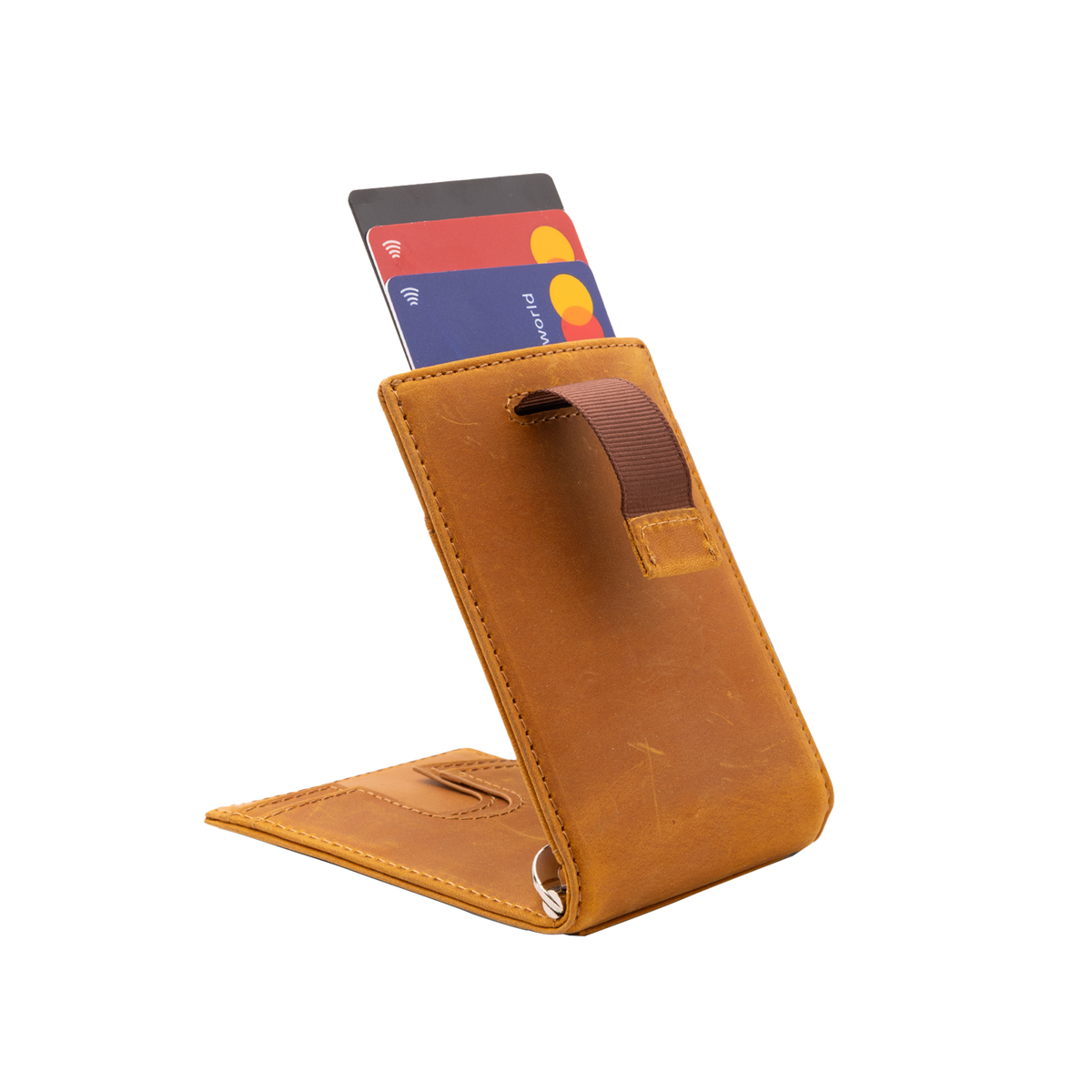 Langford Money Clip Wallet - Orange