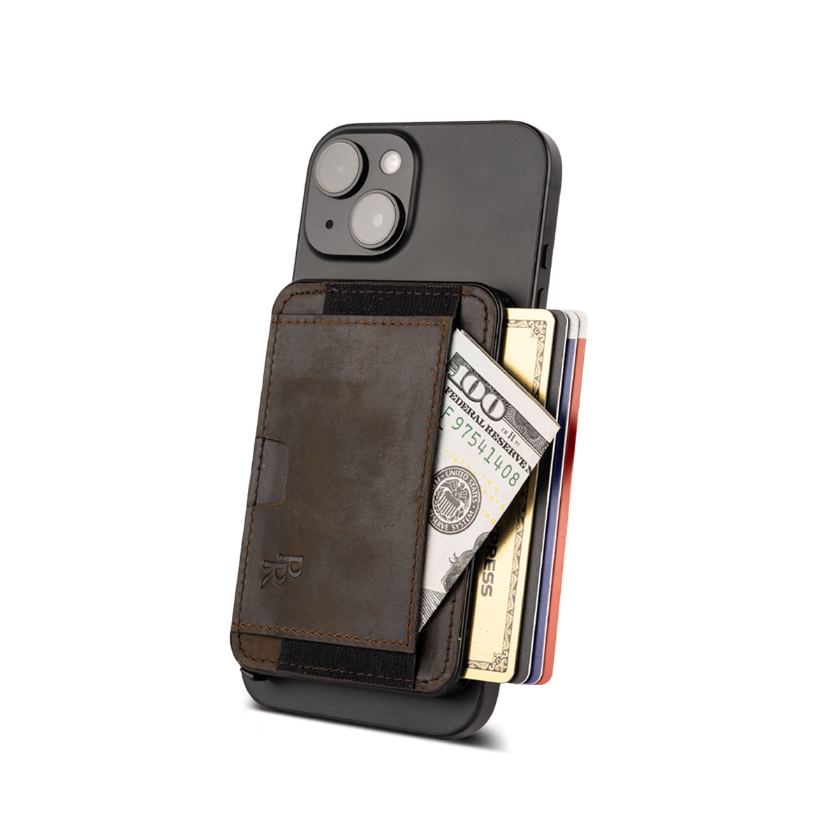 Winslow Cardholder | Magsafe® Compatible - Waxed Saddle