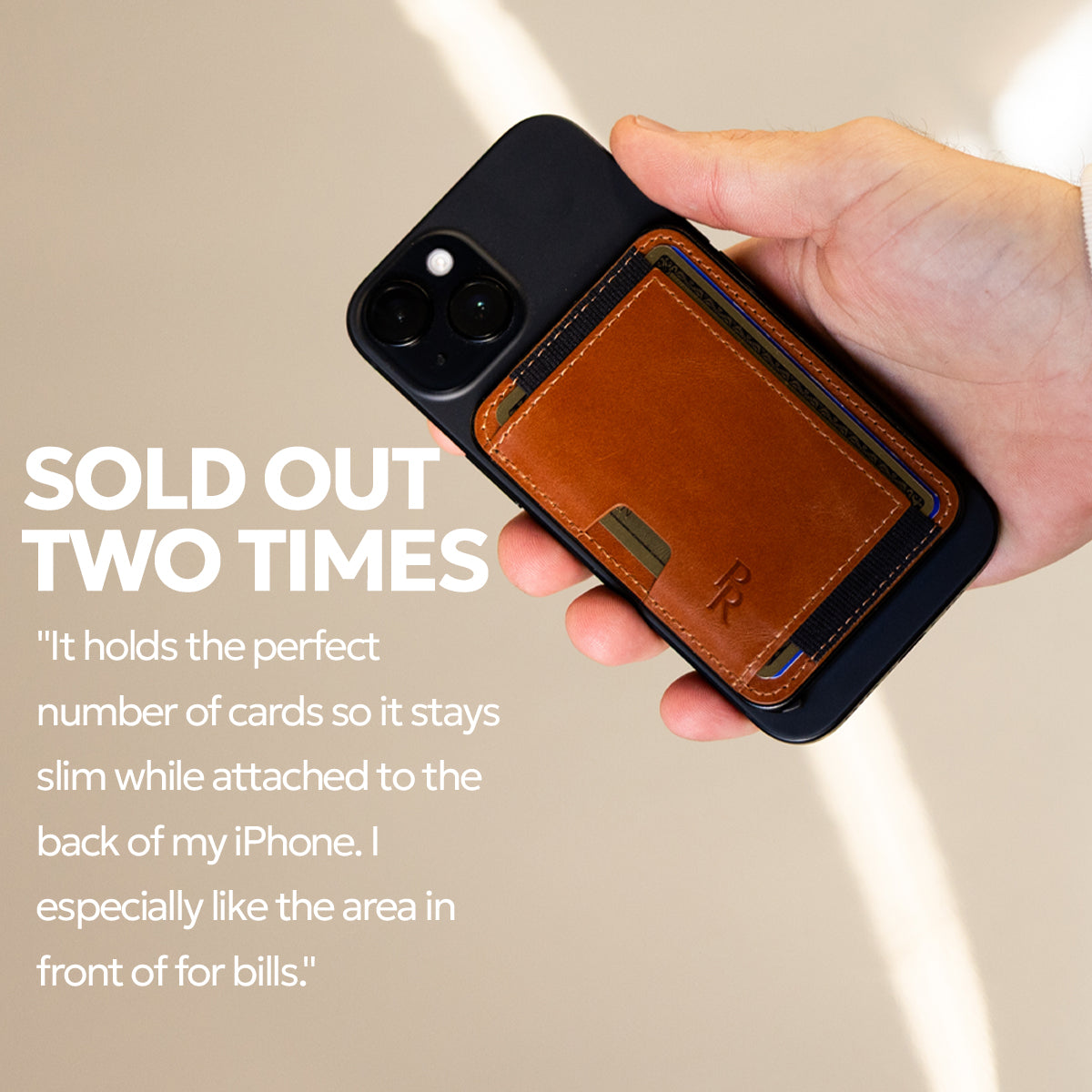 Winslow Cardholder | Magsafe® Compatible - Saddle