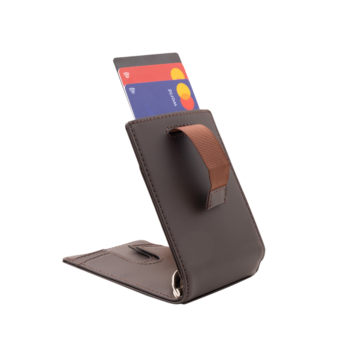 Langford Money Clip Wallet - Brown